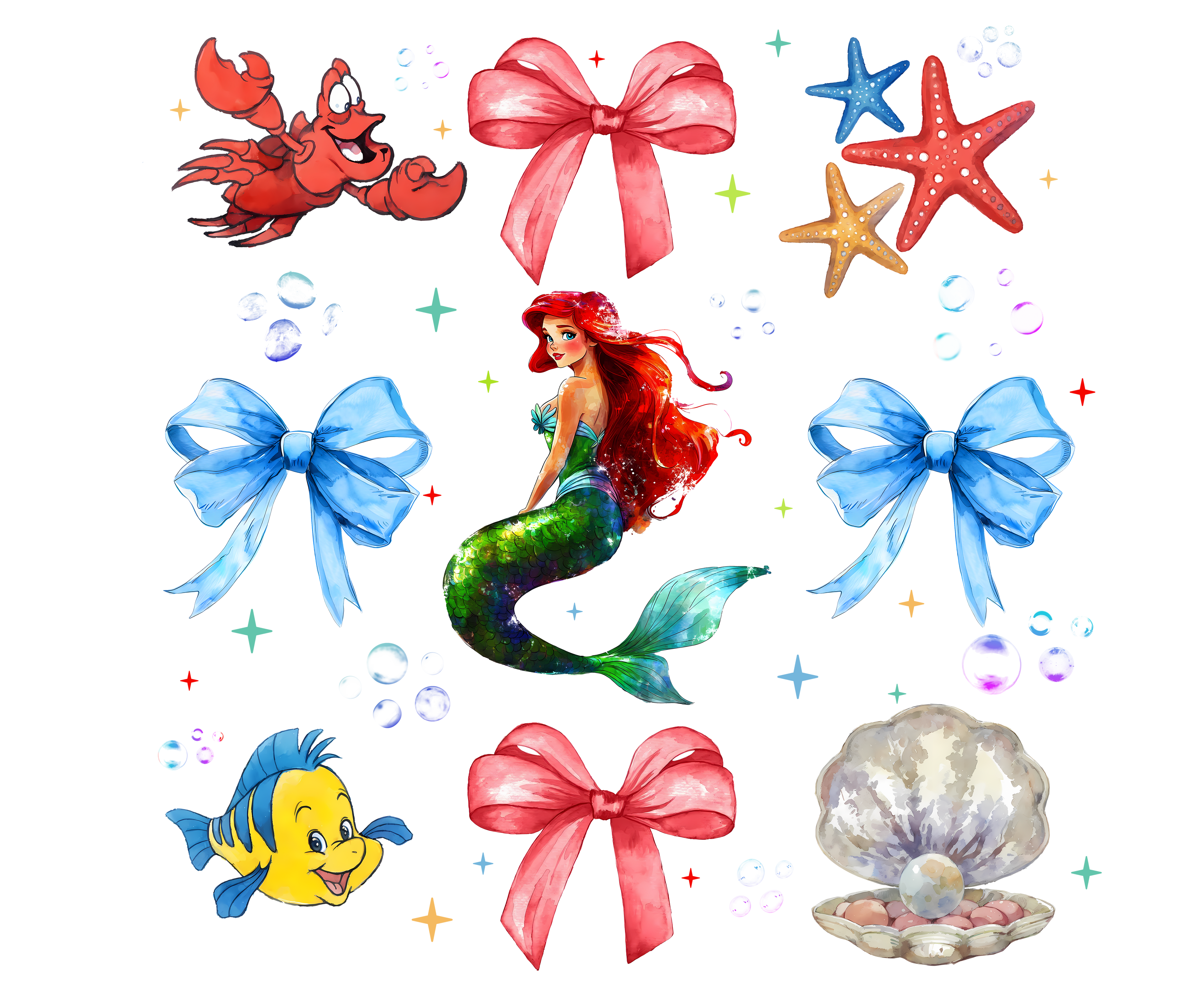 Ariel Princess crew neck